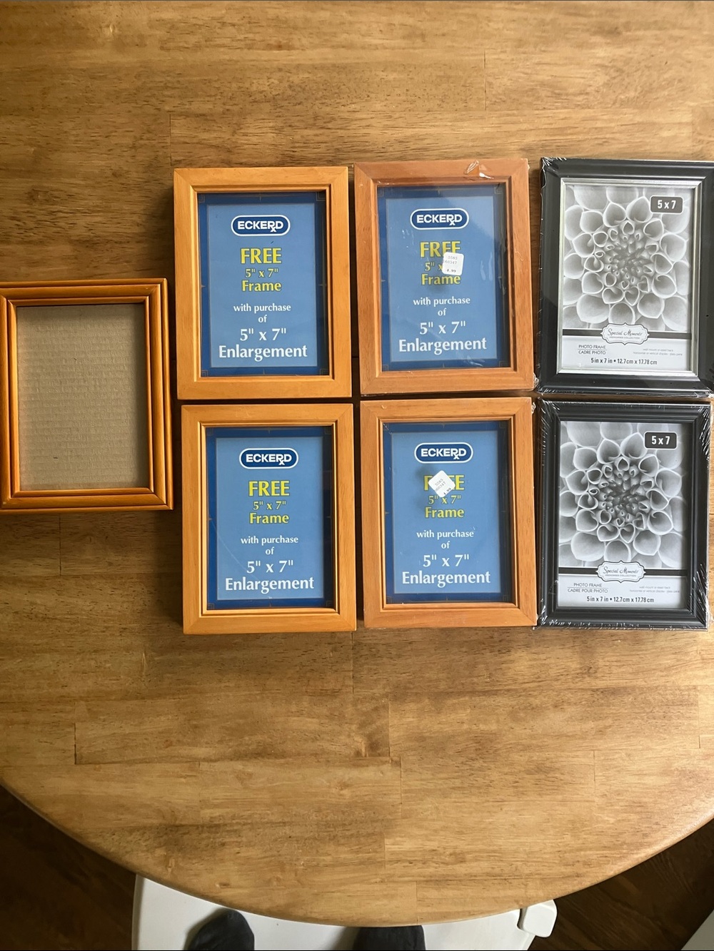 Seven 5x7 Picture Frames